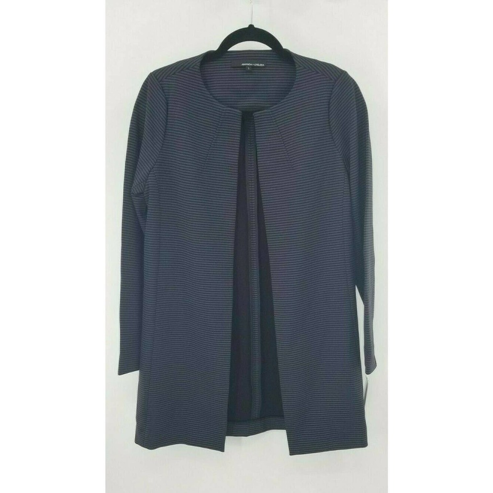 Amanda + Chelsea Women's Stripe Ponte Jacket